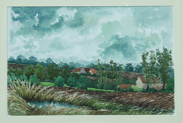 Aquarelle de Pierre-Louis Jamet