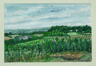 Aquarelle de Pierre-Louis Jamet