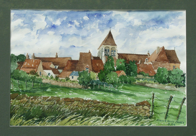 Aquarelle de Pierre-Louis Jamet