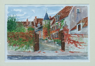 Aquarelle de Pierre-Louis Jamet