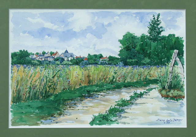 Aquarelle de Pierre-Louis Jamet