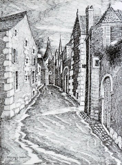 Dessin à l'encre de Chine