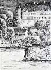 Dessin à l'encre de Chine