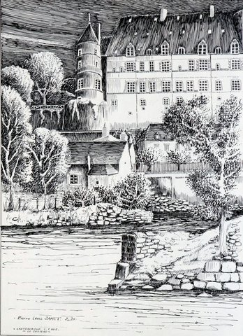 Dessin à l'encre de Chine