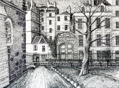 Dessin à l'encre de Chine