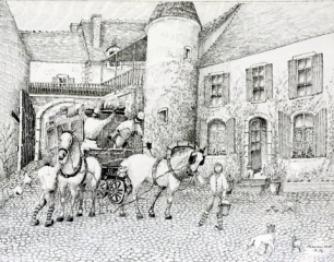 Dessin à l'encre de Chine