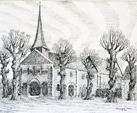 Dessin à l'encre de Chine