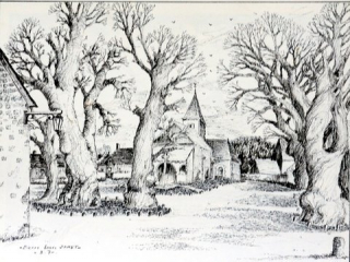 Dessin à l'encre de Chine