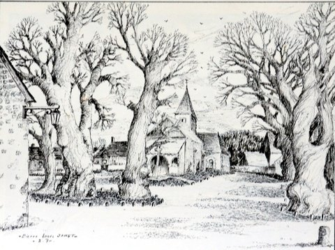 Dessin à l'encre de Chine