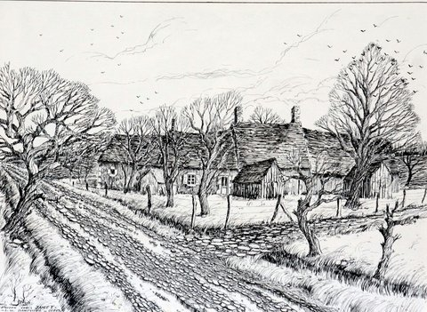 Dessin à l'encre de Chine