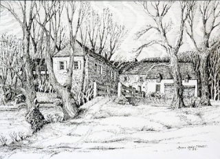 Dessin à l'encre de Chine