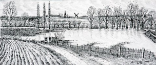 Dessin à l'encre de Chine