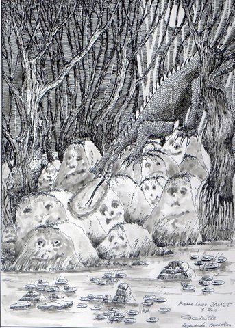 Dessin à l'encre de Chine