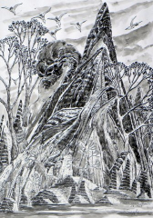 Dessin à l'encre de Chine