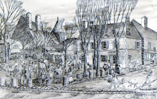 Dessin à l'encre de Chine